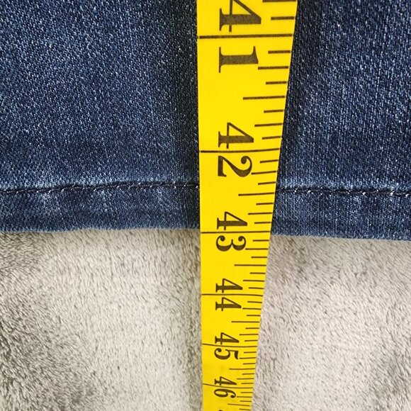 Womens DL1961 Grace High Rise Straight Denim Blue Jeans Premium Denim Stretch 32 - Picture 12 of 13